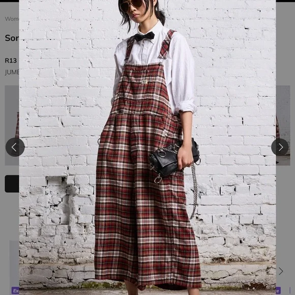 R13 jumbo dungarees overalls - Picture 2 of 9
